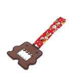 Kawaii Domo Monster Kun JDM Tsurikawa Drift Subway Train Bus Handle Strap – Universal Car Interior Hanging Charm, Bosozoku Red Dogs Pattern Retro Nylon Strap X1