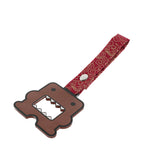 Kawaii Domo Monster Kun JDM Tsurikawa Drift Subway Train Bus Handle Strap – Universal Car Interior Hanging Charm, Bosozoku Red Clouds Pattern Retro Nylon Strap X1