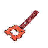 Kawaii Domo Monster Kun JDM Tsurikawa Drift Subway Train Bus Handle Strap – Universal Car Interior Hanging Charm, Bosozoku Red Clouds Pattern Retro Nylon Strap X1