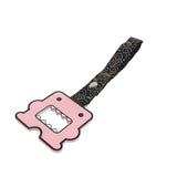 Kawaii Domo Monster Kun JDM Tsurikawa Drift Subway Train Bus Handle Strap – Universal Car Interior Hanging Charm, Bosozoku Black Clouds Pattern Retro Nylon Strap X1