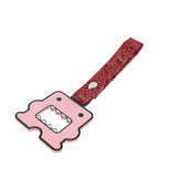 Kawaii Domo Monster Kun JDM Tsurikawa Drift Subway Train Bus Handle Strap – Universal Car Interior Hanging Charm, Bosozoku Red Clouds Pattern Retro Nylon Strap X1