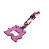 Kawaii Domo Monster Kun JDM Tsurikawa Drift Subway Train Bus Handle Strap – Universal Car Interior Hanging Charm, Bosozoku Black Cats Pattern Retro Nylon Strap X1