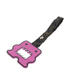Kawaii Domo Monster Kun JDM Tsurikawa Drift Subway Train Bus Handle Strap – Universal Car Interior Hanging Charm, Bosozoku Black Clouds Pattern Retro Nylon Strap X1