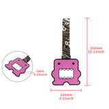 Kawaii Domo Monster Kun JDM Tsurikawa Drift Subway Train Bus Handle Strap – Universal Car Interior Hanging Charm, Bosozoku Green Waves Pattern Retro Nylon Strap X1