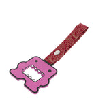 Kawaii Domo Monster Kun JDM Tsurikawa Drift Subway Train Bus Handle Strap – Universal Car Interior Hanging Charm, Bosozoku Red Clouds Pattern Retro Nylon Strap X1
