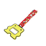 Kawaii Domo Monster Kun JDM Tsurikawa Drift Subway Train Bus Handle Strap – Universal Car Interior Hanging Charm, Bosozoku Red Dogs Pattern Retro Nylon Strap X1
