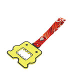 Kawaii Domo Monster Kun JDM Tsurikawa Drift Subway Train Bus Handle Strap – Universal Car Interior Hanging Charm, Bosozoku Red Waves Pattern Retro Nylon Strap X1