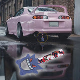 Anime GENGAR JDM Tsurikawa Drift Subway Train Bus Handle Strap – Universal Car Interior Hanging Charm, Bosozoku Japanese Pattern Retro Nylon Strap