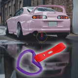 Heart Shape JDM Tsurikawa Drift Subway Train Bus Handle Strap – Universal Car Interior Hanging Charm, Red PVC X1