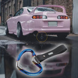 Heart Shape JDM Tsurikawa Drift Subway Train Bus Handle Strap – Universal Car Interior Hanging Charm, Carbon Fiber Pattern PVC X1
