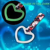 Heart Shape JDM Tsurikawa Drift Subway Train Bus Handle Strap – Universal Car Interior Hanging Charm, Bosozoku Black Cats Pattern Retro Nylon Strap X1