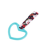 Heart Shape JDM Tsurikawa Drift Subway Train Bus Handle Strap – Universal Car Interior Hanging Charm, Bosozoku Black Cats Pattern Retro Nylon Strap X1