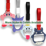 Anime KingBoo JDM Tsurikawa Drift Subway Train Bus Handle Strap – Universal Car Interior Hanging Charm, Nylon Strap X2