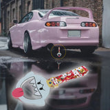 Anime KingBoo JDM Tsurikawa Drift Subway Train Bus Handle Strap – Universal Car Interior Hanging Charm, Bosozoku Japanese Pattern Retro Nylon Strap