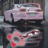 Anime Kirby JDM Tsurikawa Drift Subway Train Bus Handle Strap – Universal Car Interior Hanging Charm, Bosozoku Japanese Pattern Retro Nylon Strap