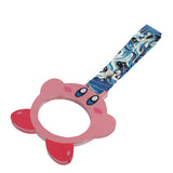Anime Kirby JDM Tsurikawa Drift Subway Train Bus Handle Strap – Universal Car Interior Hanging Charm, Bosozoku Japanese Pattern Retro Nylon Strap X2