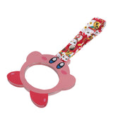 Anime Kirby JDM Tsurikawa Drift Subway Train Bus Handle Strap – Universal Car Interior Hanging Charm, Bosozoku Japanese Pattern Retro Nylon Strap X2