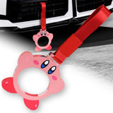 Anime Kirby JDM Tsurikawa Drift Subway Train Bus Handle Strap – Universal Car Interior Hanging Charm, Nylon Strap