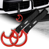 Moon Shape Crystal-Style Ring JDM Tsurikawa Drift Subway Train Bus Handle Strap – Universal Car Interior Hanging Charm, Carbon Fiber Pattern PVC X2
