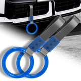 Round Crystal-Style Ring JDM Tsurikawa Drift Subway Train Bus Handle Strap – Universal Car Interior Hanging Charm, Gray Nylon X2