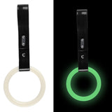 Round JDM Tsurikawa Drift Subway Train Bus Handle Strap – Universal Car Interior Hanging Charm, Black PVC X2