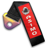JDM Honda ASIMO Racing NEO CHROME HIGH STRENGTH Tow Strap for Front / Rear Bumper