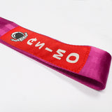 JDM Honda ASIMO Racing NEO CHROME HIGH STRENGTH Pink Tow Strap for Front / Rear Bumper