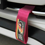 NEO CHROME FOR MUGEN RACING HIGH STRENGTH TOW PINK TOWING STRAP HOOK FOR HONDA BUMPER