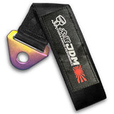 OSAKA Racing JDM Honda Drift Rally Sports NEO CHROME HIGH STRENGTH Tow Strap for Front / Rear Bumper