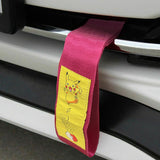 PIKACHU RACING Drift Rally Sports NEO CHROME HIGH STRENGTH Pink Tow Strap for Front / Rear Bumper