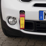 PIKACHU RACING Drift Rally Sports NEO CHROME HIGH STRENGTH Pink Tow Strap for Front / Rear Bumper