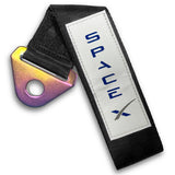 SpaceX RACING Drift Rally Sports NEO CHROME HIGH STRENGTH Tow Strap for Front / Rear Bumper