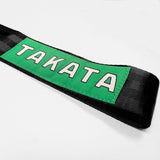 JDM TAKATA SPORTS RACING Drift Rally NEO CHROME HIGH STRENGTH Tow Strap for Front / Rear Bumper