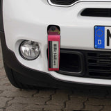 FUJUWARA TOFU RACING SPORTS Drift Rally NEO CHROME HIGH STRENGTH Pink Tow Strap for Front / Rear Bumper