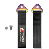 TRD RACING TOYOTA SPORTS Drift Rally NEO CHROME HIGH STRENGTH Tow Strap for Front / Rear Bumper