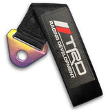 TRD RACING TOYOTA SPORTS Drift Rally NEO CHROME HIGH STRENGTH Tow Strap for Front / Rear Bumper