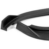 For 2017-2021 Alfa Romeo Giulia Matte Black Front Bumper Body Kit Spoiler Lip 3PCS