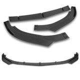 For 2017-2021 Alfa Romeo Giulia Matte Black Front Bumper Body Kit Spoiler Lip 3PCS