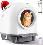 Self Cleaning Cat Litter Box,80L, No Scooping Automatic Litter Box / APP Control