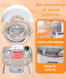 WiFi Smart Cat Litter Box NO Scoop/APP Automatic Self-Cleaning Litter BOX -White