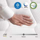 EliteSpace Full Mattress,10 Inch Hybrid Mattress with Gel Memory Foam, Motion Isolation Individually Wrapped Pocket Coils Mattress, Fits All Bed Frames Mattress, Medium Firm Feel Mattresses