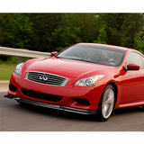 For 2008-2013 Infiniti G37 Coupe Carbon Look Sport Front Bumper Body Splitter Spoiler Lip 3PCS