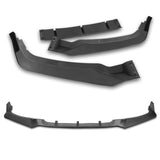 For 2018-2020 Honda Odyssey CK-Style Matte Black Sport Front Bumper Body Splitter Spoiler Lip 3PCS