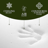 MODERA Organic Cotton Crib Topper, CertiPUR-US Ventilated 2-Inch Memory Foam Mattress Pad for Standard Baby Crib Toddler Bed w/Washable Waterproof Cover, Soft Padding, Nonslip Bottom, Travel Strap 26"x38"x2"