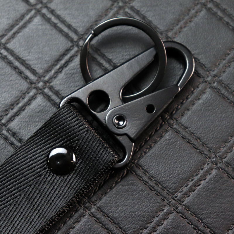 Mugen Black Keychain with Metal Key Ring – MAKOTO_JDM