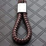 Lexus Brown BV Style Calf Leather Keychain