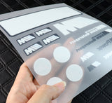 Audi S Line 13pcs Reflective Sticker Set