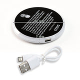 NISSAN Set 7 Color LED Cup Holder Car Button Mat Atmosphere Light 2PCS with Lanyard Key Chain