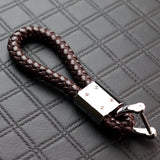 Lexus Brown BV Style Calf Leather Keychain