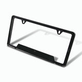 MAZDA 2 pcs Carbon Fiber Look High Quality ABS License Plate Frames with Caps Bolt Screw Set